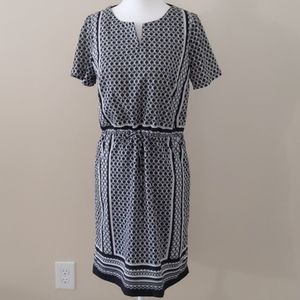 The Limited petite small black and white dress